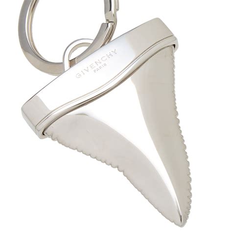 givenchy shark tooth keyring|Givenchy Shark Tooth Keyring Silver .